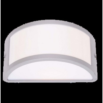 Silver White Perspex Cover, Die Cast Aluminium
