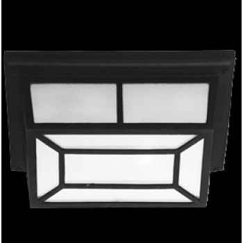 Black Frosted Glass, Die Cast Aluminium