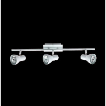 Three Adjustable Spot Lights on a Bar